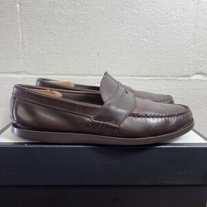 Rancourt & Co Penny Loafers Brown Leather Dress Shoes Slip On Men's Size 11 D